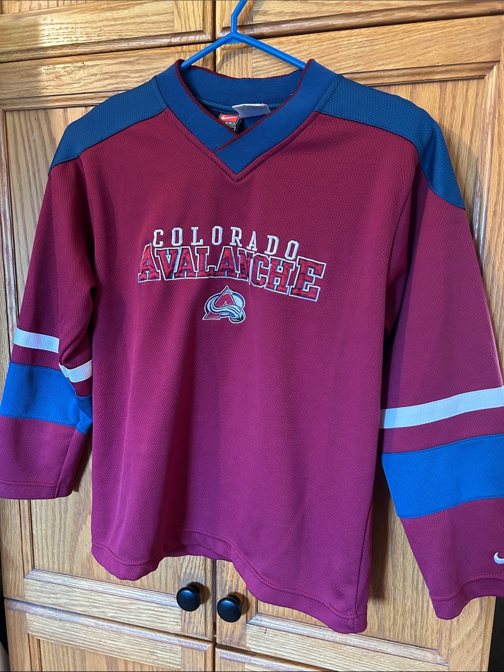 Nike Colorado Avalanche Maroon & Blue Kids Hockey Jersey